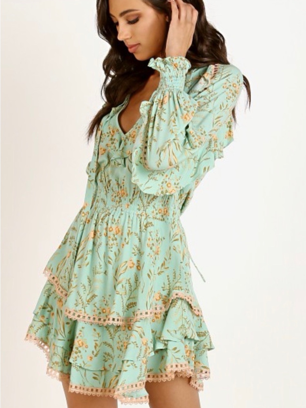 Spell & The Gypsy Maisie Playdress Vintage Turquoise - Picture 2 of 6